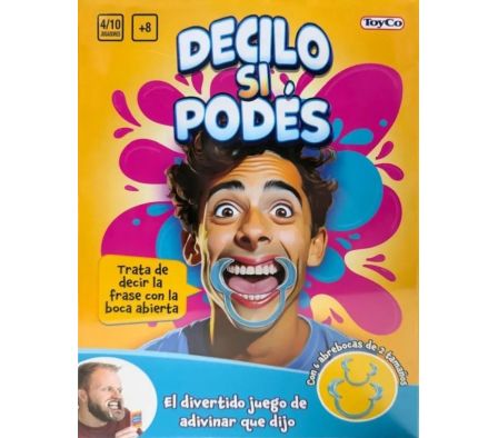 Decilo si podés