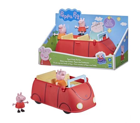PEP PEPPAS FAMILY RED CAR