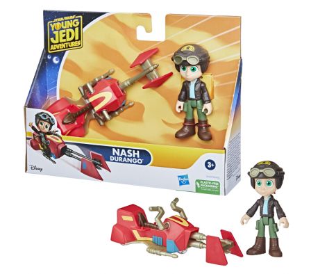 SW YOUNG JEDY FIGURA Y VEHICULO NASH