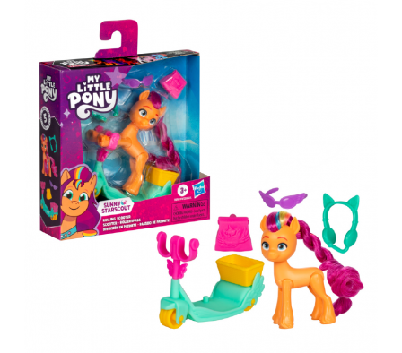 MLP MI PONY EN PATINETA