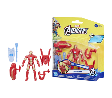AVN 4IN IRON MAN BATTLE GEAR FIGURE