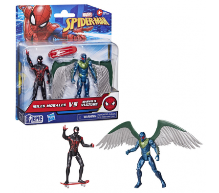 SPD MILES AND VULTURE  4IN FIGURE 2PK