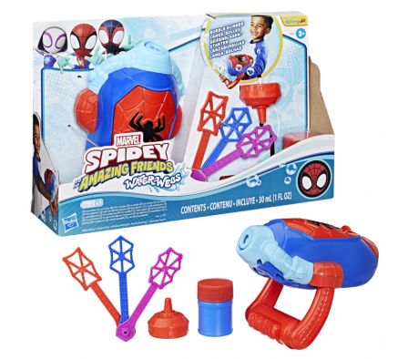 SAF SPIDEY LANZA BURBUJAS