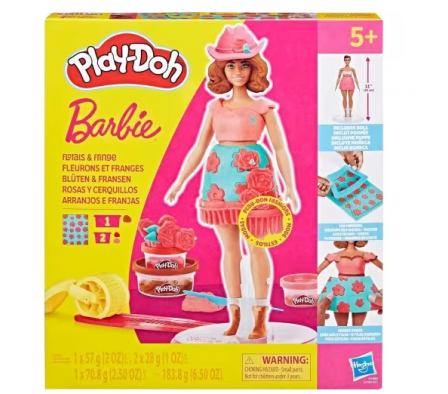 PD BARBIE DISEÑA Y PEINA - FLORES Y FLECOS