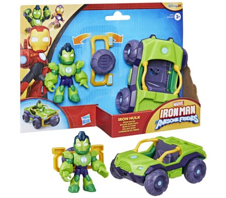 IRONMAN AND FRIENDS RACERS HULK