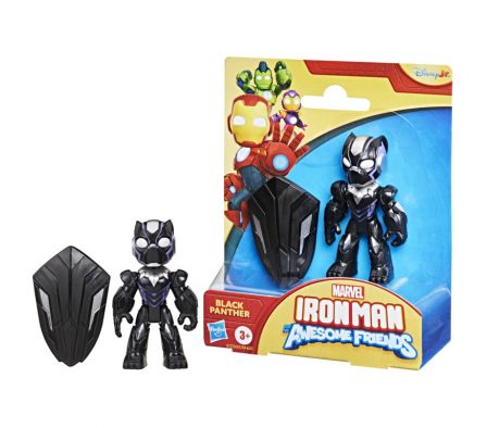 IRONMAN AND FRIENDS - BLACK PANTHER CON ACCESORIOS