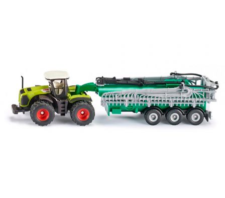 Siku Tractor Agricola con Tanker 1:87