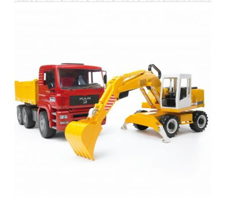 MAN TGA CONSTRUCTION TRUCK AND EXCABADOR