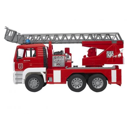BRUDER-MAN TGA CAMION BOMBERO CON ESCALERA Y AGUA