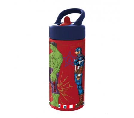 Stor botella con colgador 410 ml Avengers
