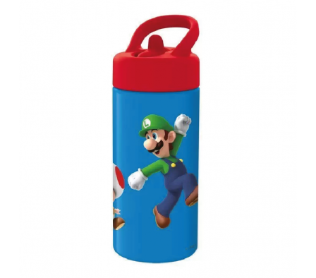 Stor botella con colgador 410 ml Super Mario