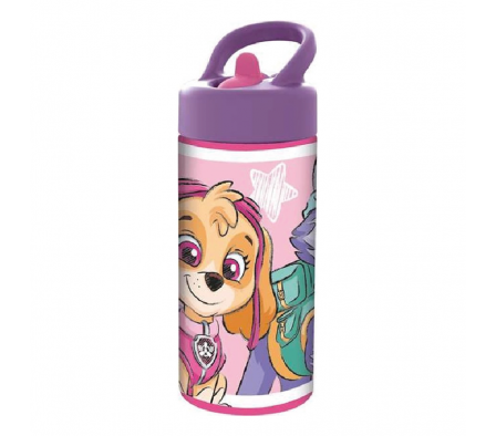 Stor botella con colgador 410 ml Paw Patrol niña