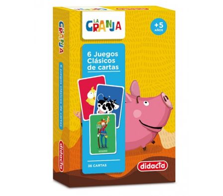 6 JUEGOS CLÁSICOS DE CARTAS LA GRANJA