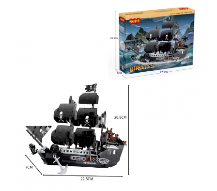 Cogo Barco Pirata 296 Pzas