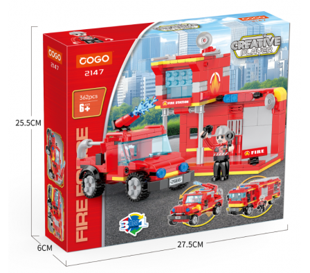 Cogo Fire Series 3en1 362PCS