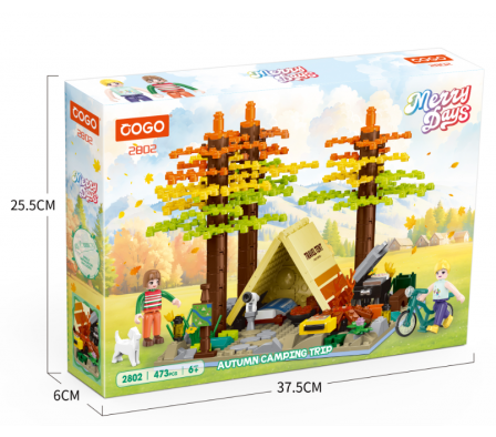 Cogo Camping en el bosque 473PCS