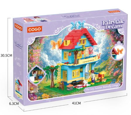 Cogo Girls Cabaña Verano Mariposa 480Pzas