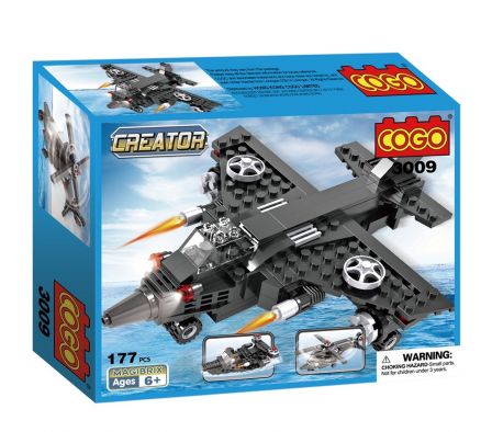 Cogo Creator 3 En 1 Avion 177 PCS