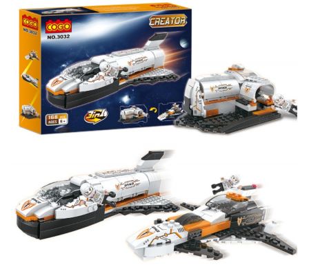 Cogo Creative Player Cohete 168PCS