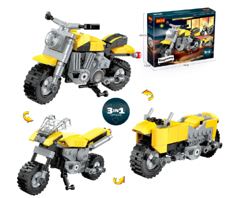 Cogo Creative Player Motocicleta 251 Pzas.