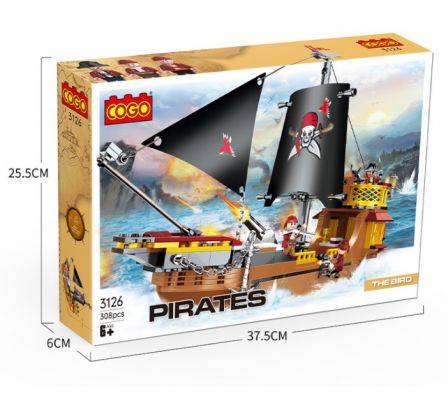 Cogo Pirates Series 308PCS