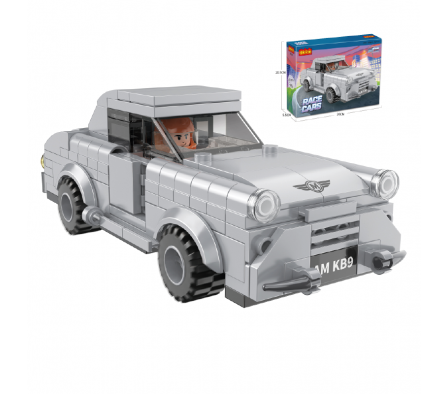 Cogo Racing cars pull back 180 Pzas Gris