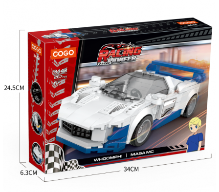Cogo Racing cars 267 Pcs