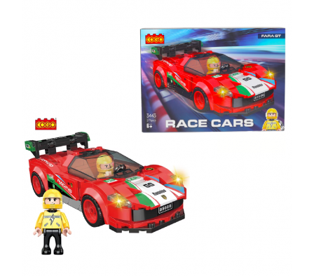 Cogo Racing car Rojo 271 Pzas