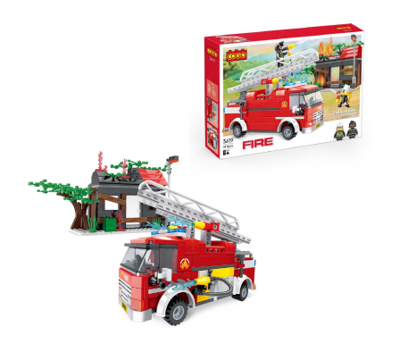 Cogo Fire series Camión rescate 411 pzas