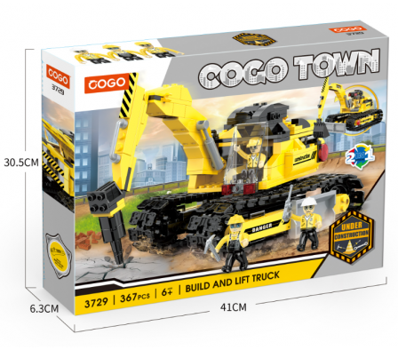 Cogo Construction Series 367Pzas