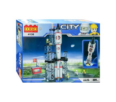 Cogo City Rocket base 309PCS