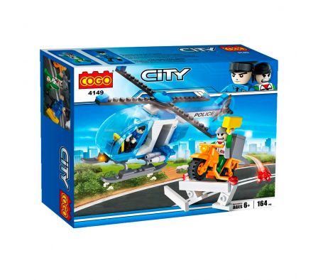 Cogo City Patrulla helicoptero 164Pzas