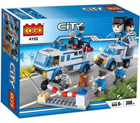 Cogo Police Series 368PCS