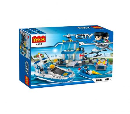 Cogo Police Series 644PCS