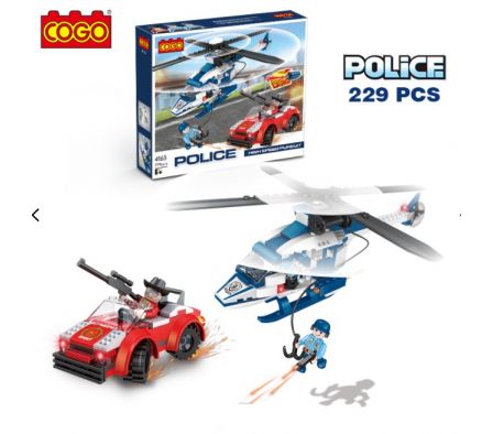 Cogo Police Series 229PCS