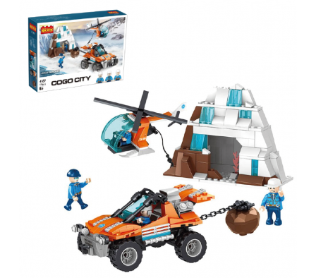 Cogo City Rescate en el Polo 378PCS