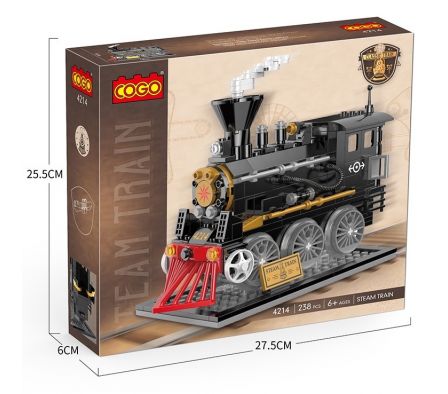 Cogo City Tren a vapor 246 pzas