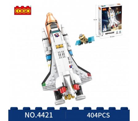 Cogo City Cohete 404PCS