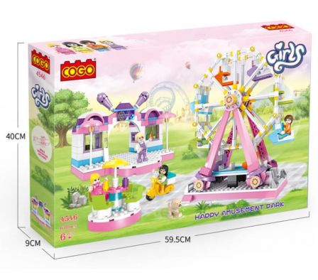 Cogo Girls parque diversiones 610PCS