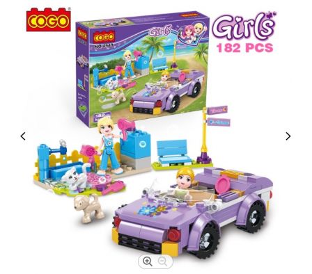 Cogo Girls Jeep 182Pzas