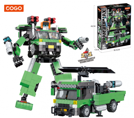 Cogo TransformMech 2en1 Camion radar 695PCS