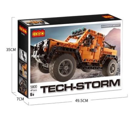 Cogo Texh-Storm vehiculo escalador 491PCS