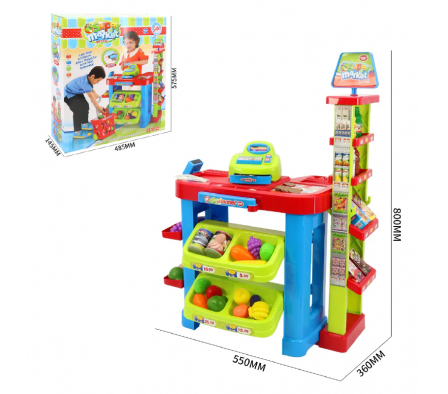 SET JGO. DE SUPERMERCADO CON LUZ Y SONIDO