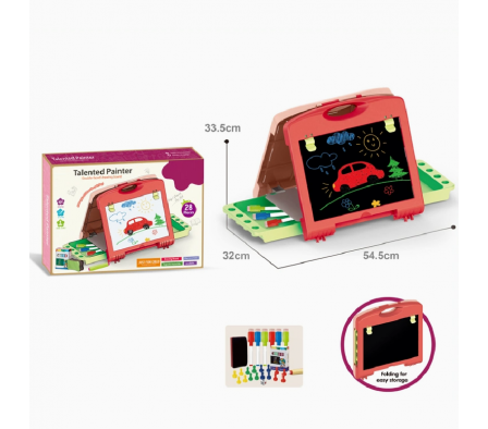 Pizarra Rosa doble faz