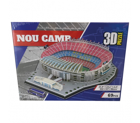 PUZZLE 3D STADIO CAMP NOU 69PZAS