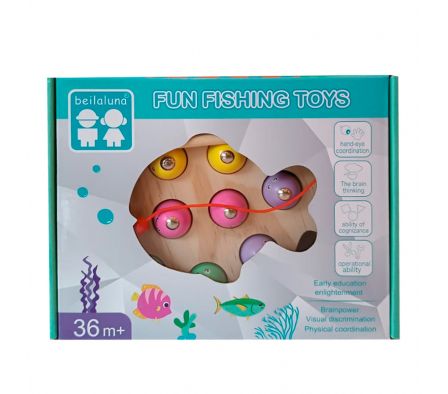 Juego de madera Pesca divertida