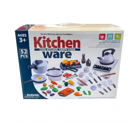 SET JUEGO DE COCINA 52 PZAS CON LUZ Y SONIDO