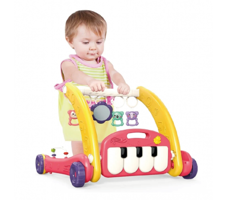 ALFOMBRA PIANO Y CAMINADORA 2EN1 ROJO