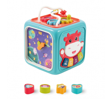 CUBO DE ACTIVIDADES CON SONIDO 6EN1