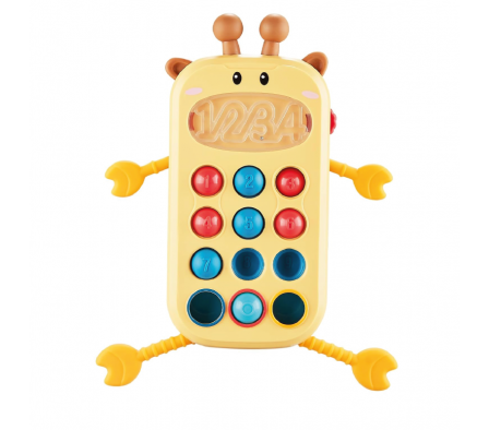 CELULAR MULTIJUEGOS CON CUERDAS 8EN1 AMARILLO